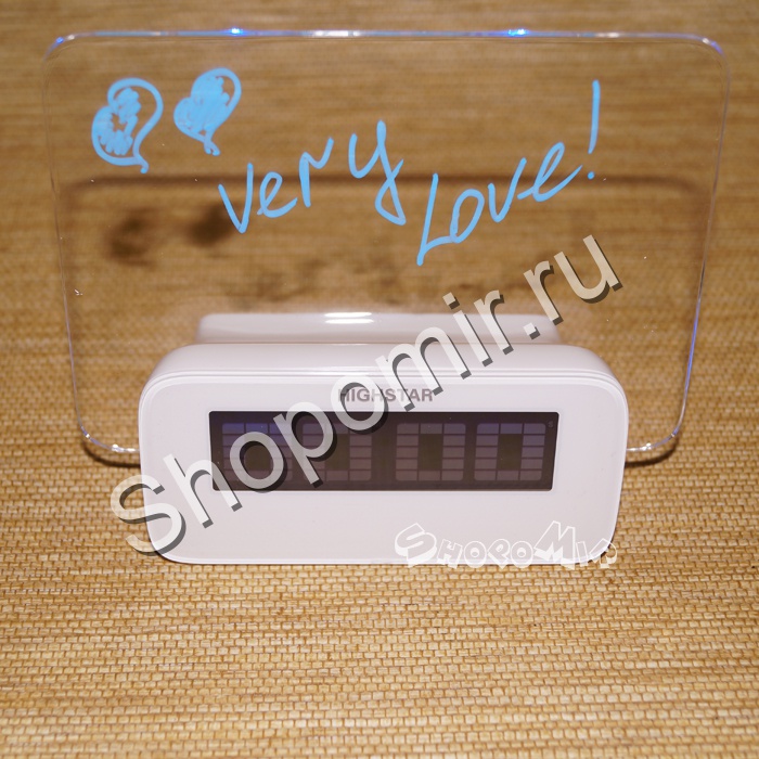 Будильник "HighStar" с доской для записей