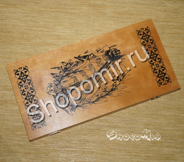 Нарды шелкография "Малые-тонированные"