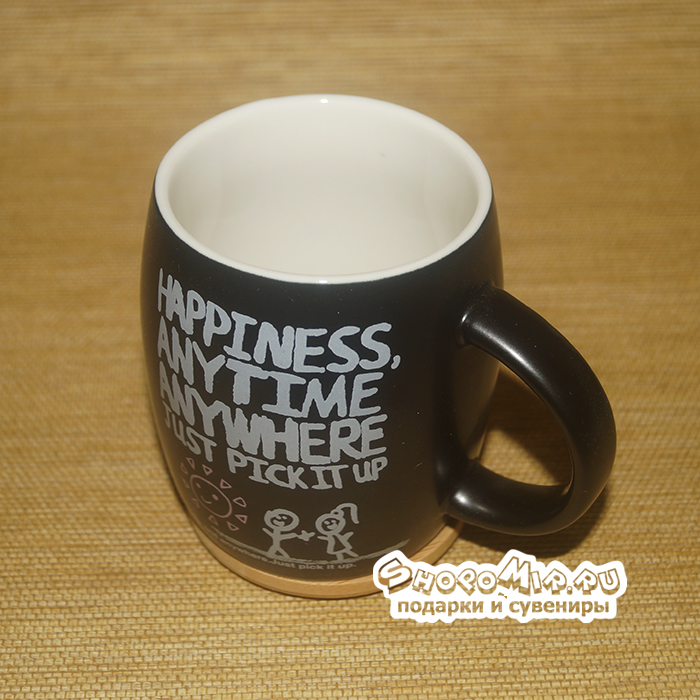 Кружка с деревянной крышкой Поездка в Лондон